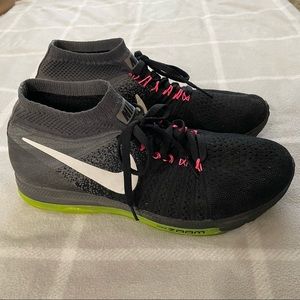 Nike Air Zoom All Out Flyknit Running Shoes, Great Condition, Size 8.5